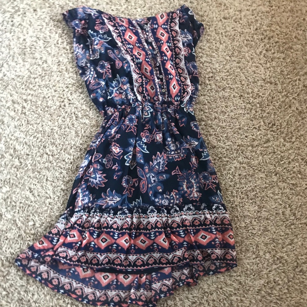hollister patterned dress